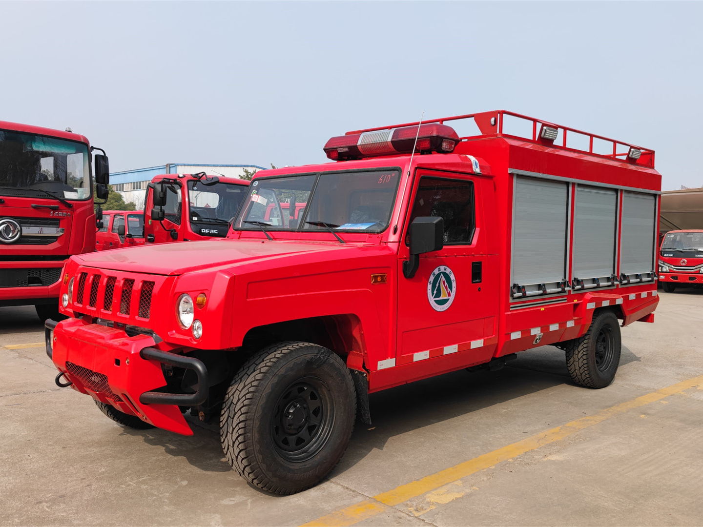 四驅(qū)勇士器材消防車(chē)